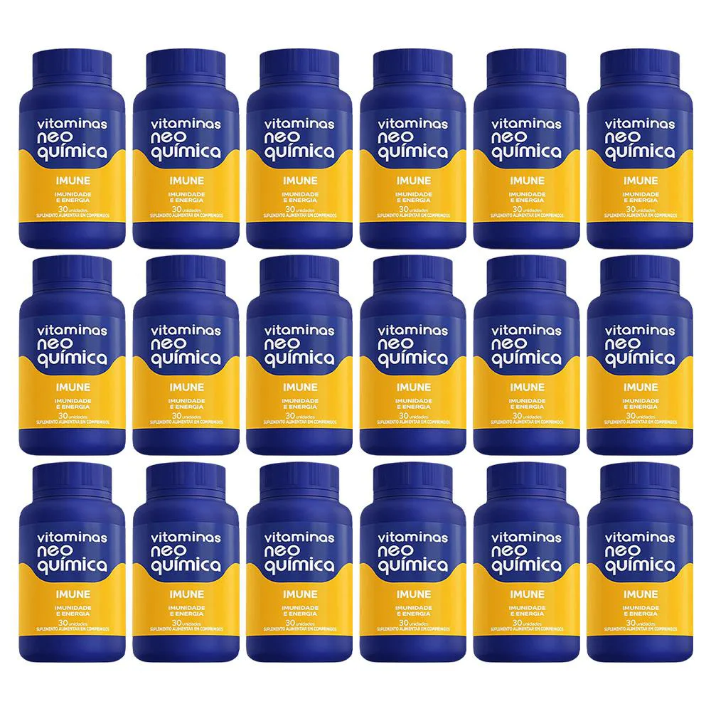 KIT 18 SUPLEMENTO ALIMENTAR IMUNE 30CPR - NEO QUíMICA