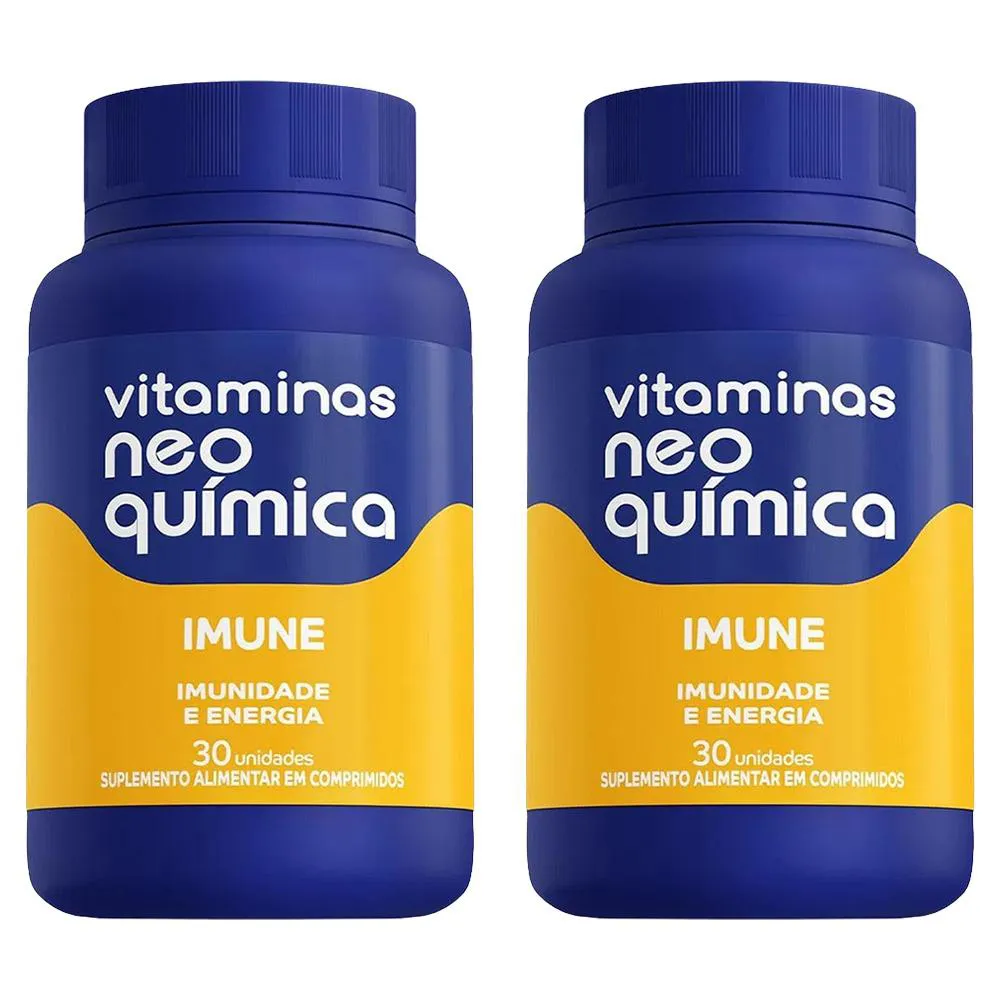 KIT 2 SUPLEMENTO ALIMENTAR IMUNE 30CPR - NEO QUíMICA