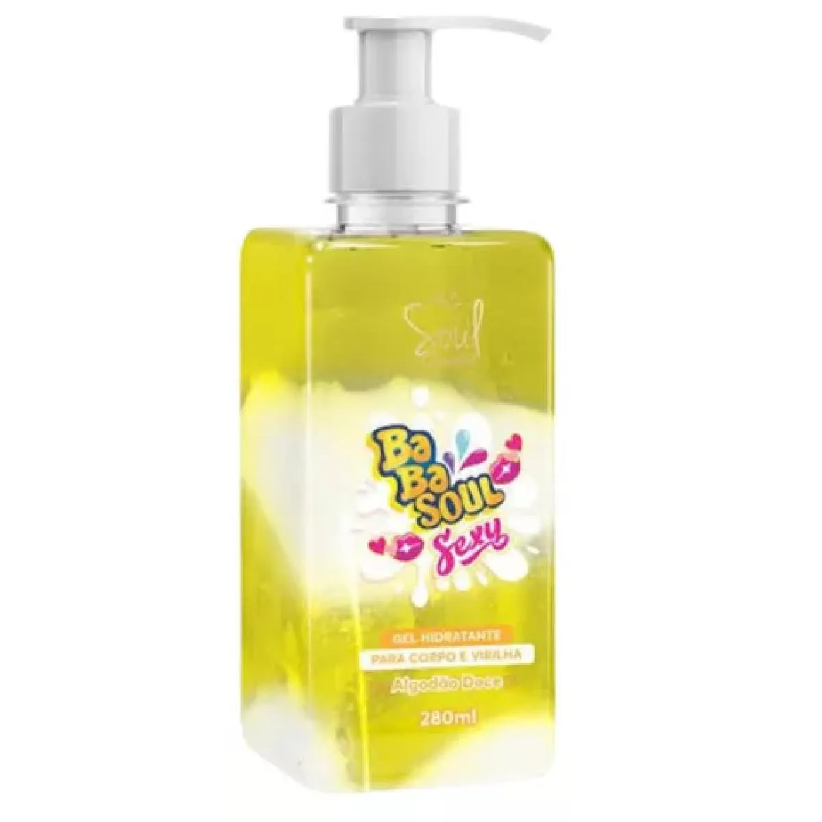 BABASOUL GEL PARA CORPO E VIRILHA ALGODãO DOCE 280ML - SOUL