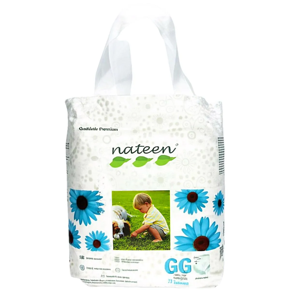 FRALDA-CALçA PEDIáTRICA NATEEN PREMIUM GG 20 UNIDADES