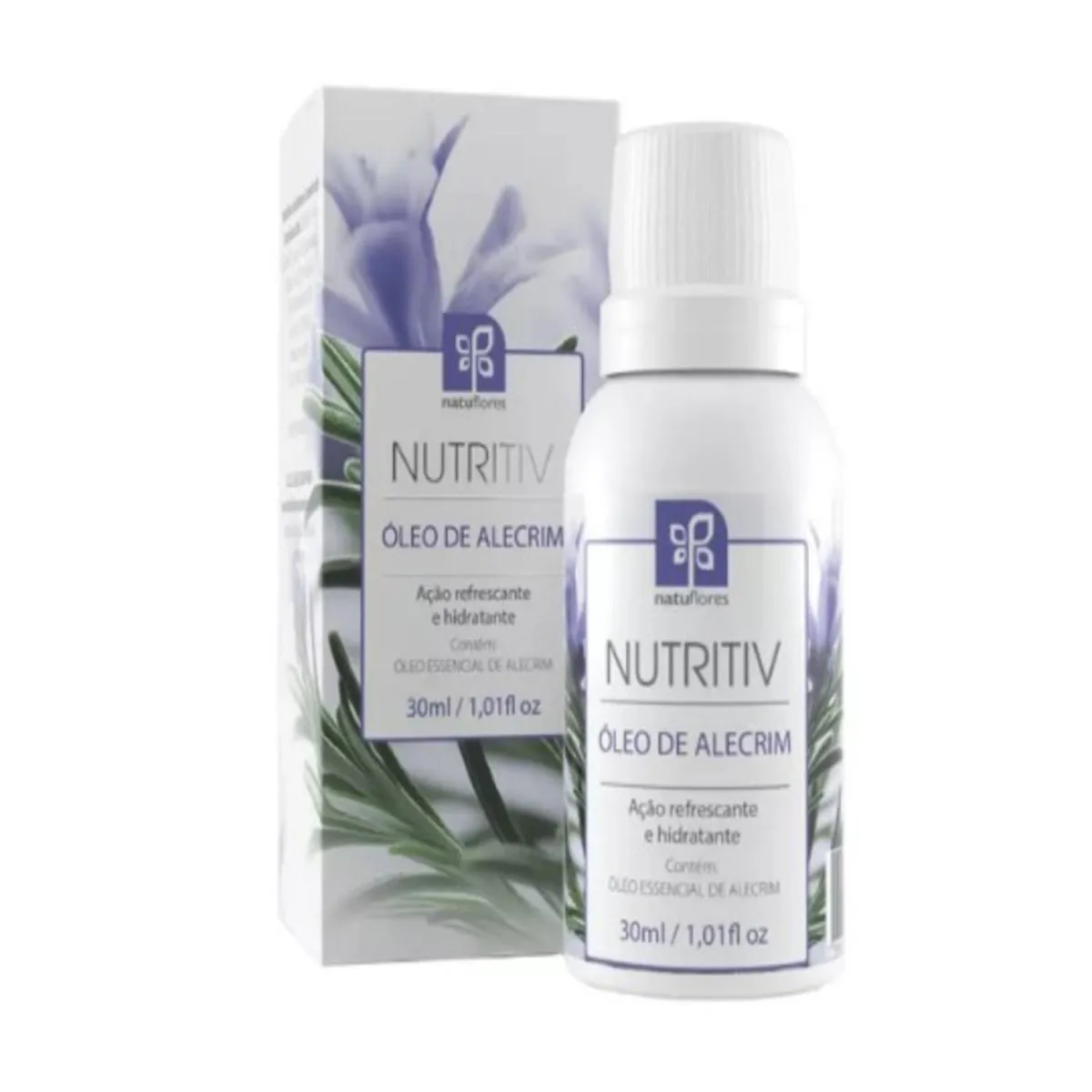 ÓLEO DE ALECRIM COM ÓLEO ESSENCIAL DE ALECRIM 30ML NUTRITIV