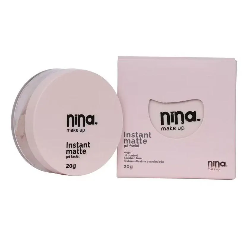 NINA MAKEUP INSTANT MATTE 2 - Pó FACIAL 20G