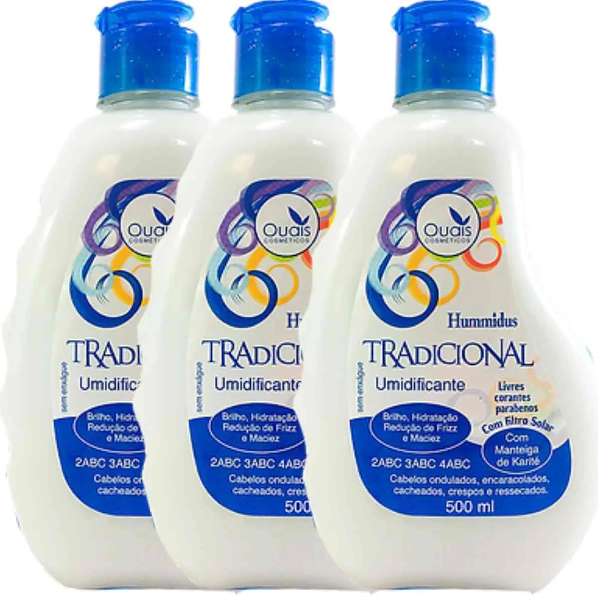 KIT 03 CREME UMIDIFICANTE HUMMIDUS TRADICIONAL 500ML