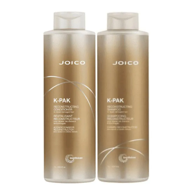 JOICO - K-PAK - KIT SHAMPOO E CONDICIONADOR RECONSTRUçãO 1L