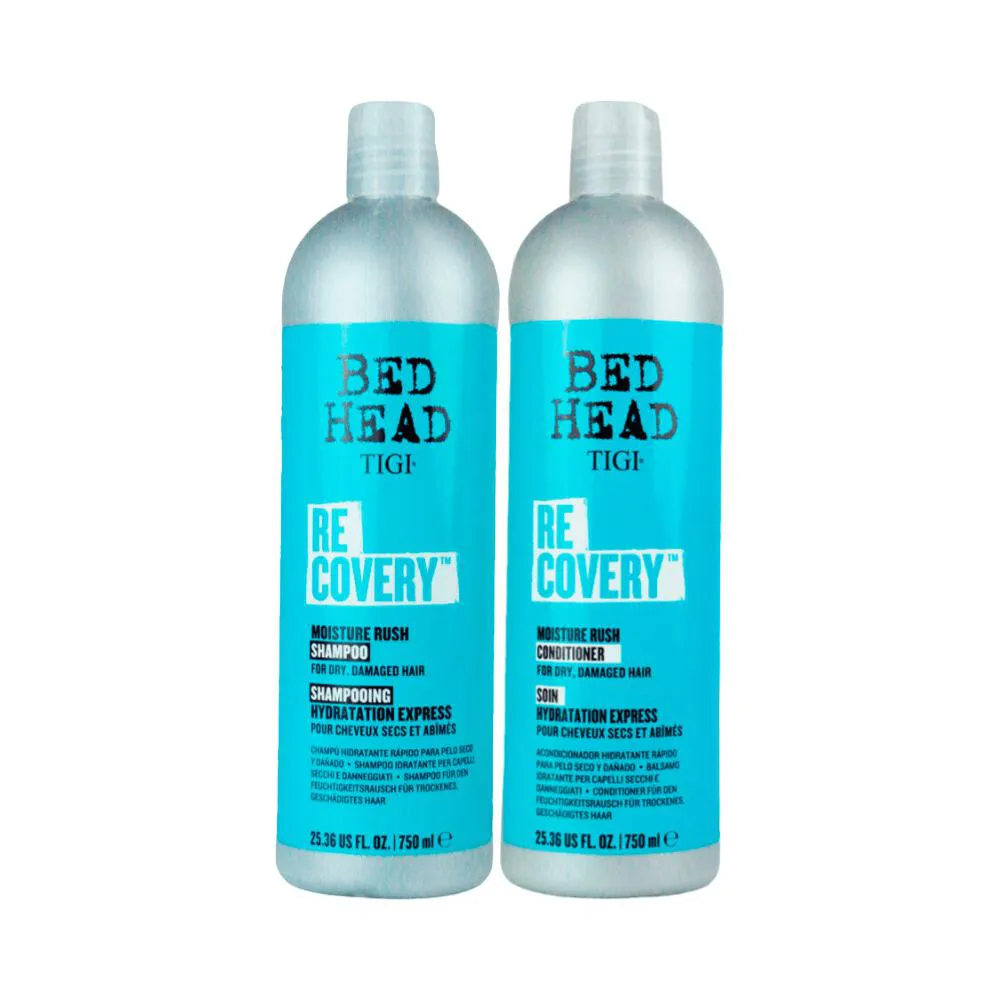 TIGI BED HEAD URBAN ANTI+DOTES Nº2 RECOVERY SHAMPOO 750ML E CONDICIONADOR 750ML