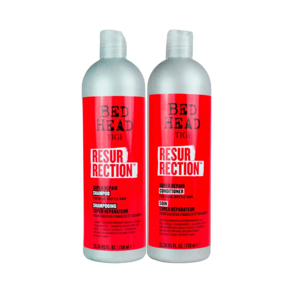 TIGI BED HEAD URBAN ANTI+DOTES Nº3 RESURRECTION SHAMPOO 750ML E CONDICIONADOR 750ML