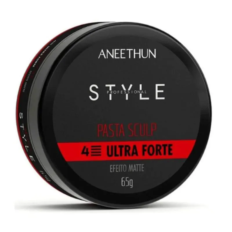 ANEETHUN - STYLE PROFESSIONAL - PASTA SCULP FIXAçAO ULTRA FORTE 65 G