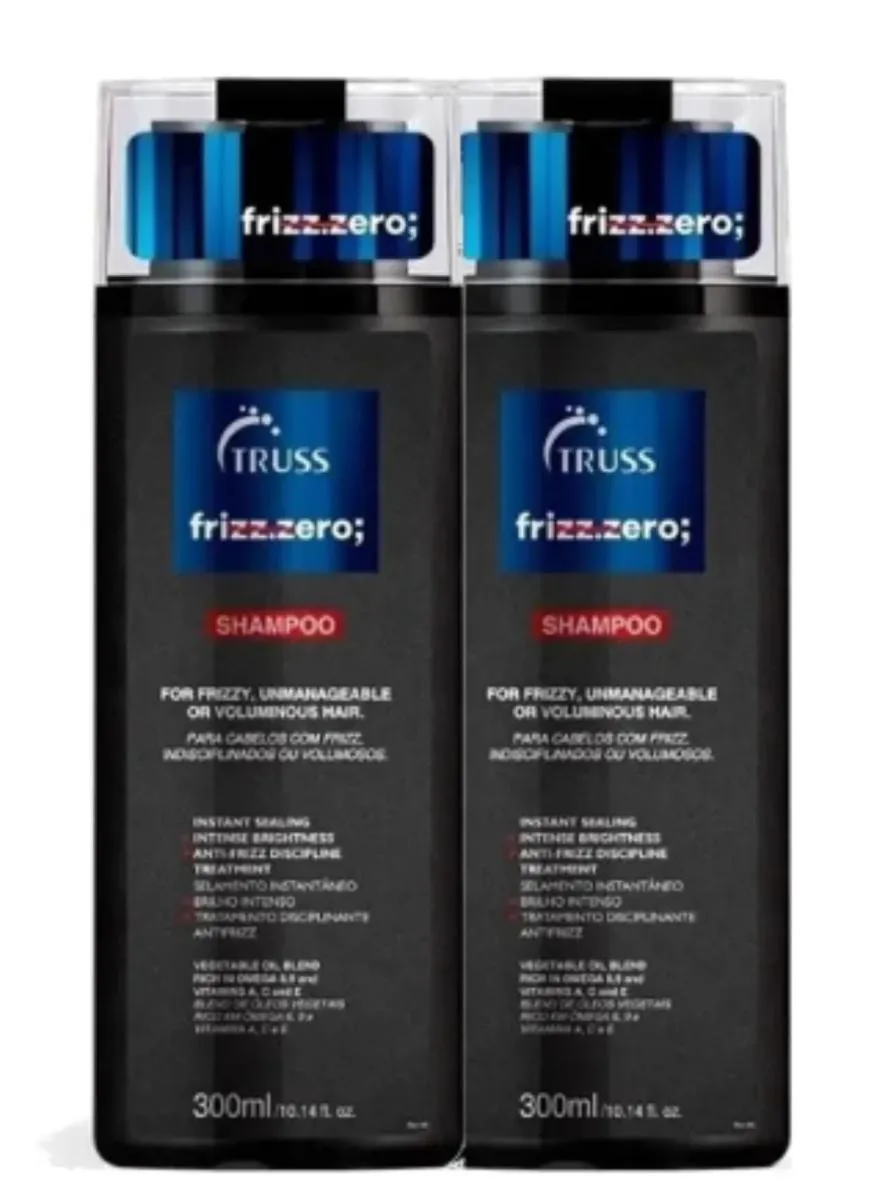 KIT TRUSS FRIZZ ZERO SHAMPOO 300ML+ CONDICIONADOR 300ML