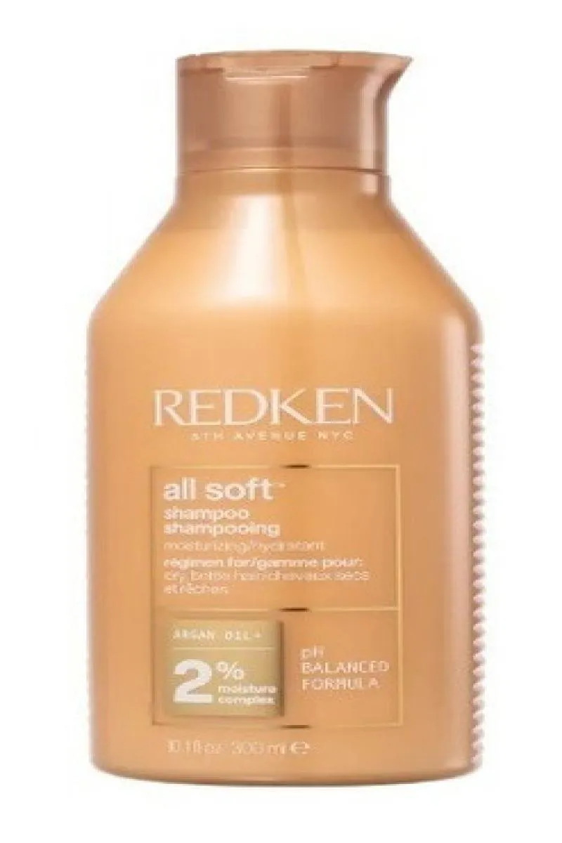REDKEN ALL SOFT- SHAMPOO 300MLS