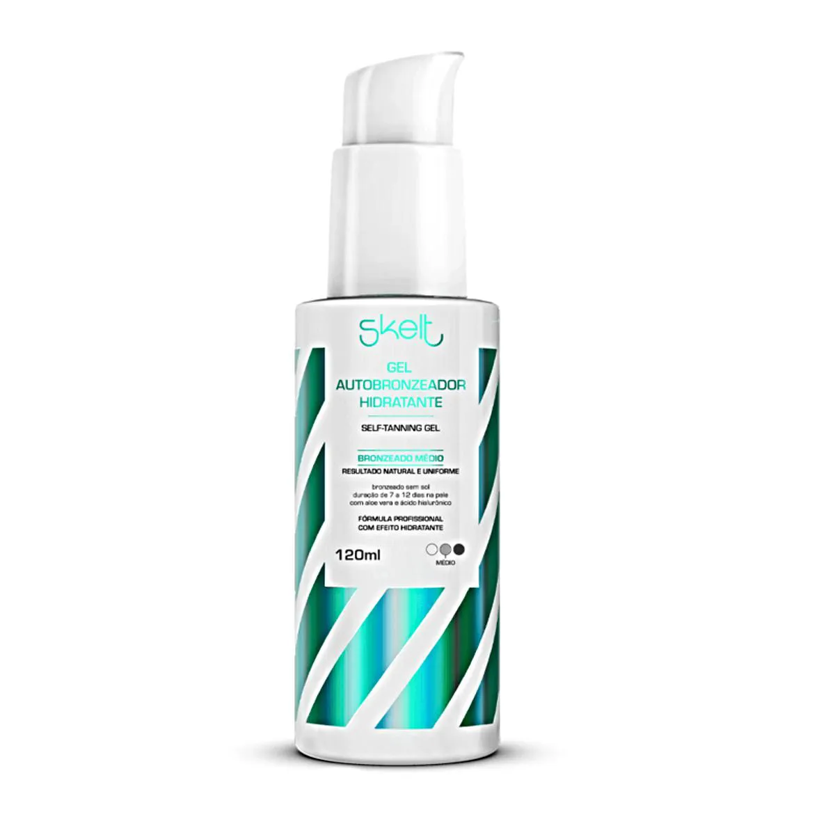 SKELT GEL AUTOBRONZEADOR HIDRATANTE 120MLS