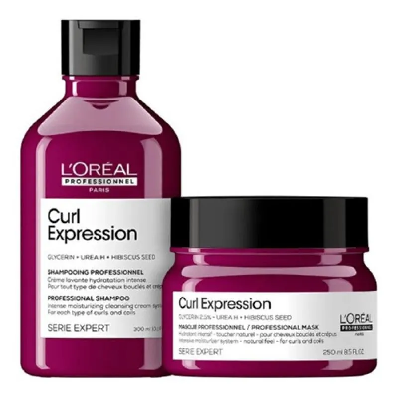 KIT LOREAL CURL EXPRESSION SH HIDRATANTE 300ML +MáSCARA 250G