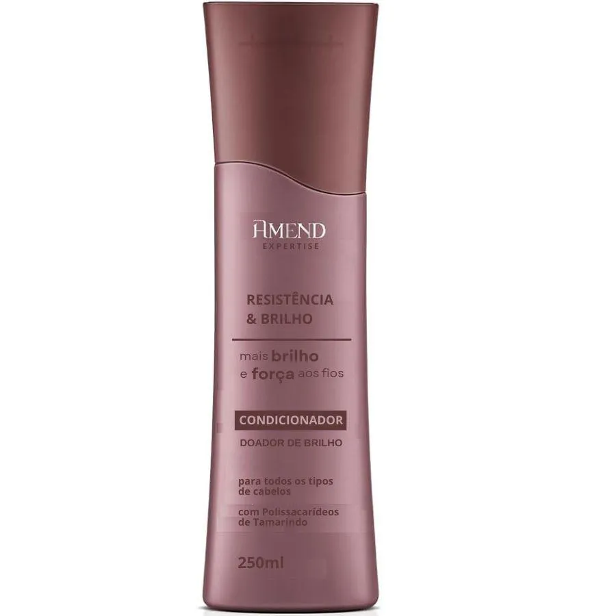 CONDICIONADOR DOADOR DE BRILHO AMEND EXPERTISE RESISTêNCIA & BRILHO 250ML
