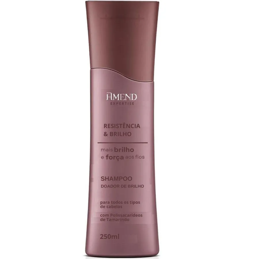 SHAMPOO DOADOR DE BRILHO AMEND EXPERTISE RESISTêNCIA & BRILHO 250ML