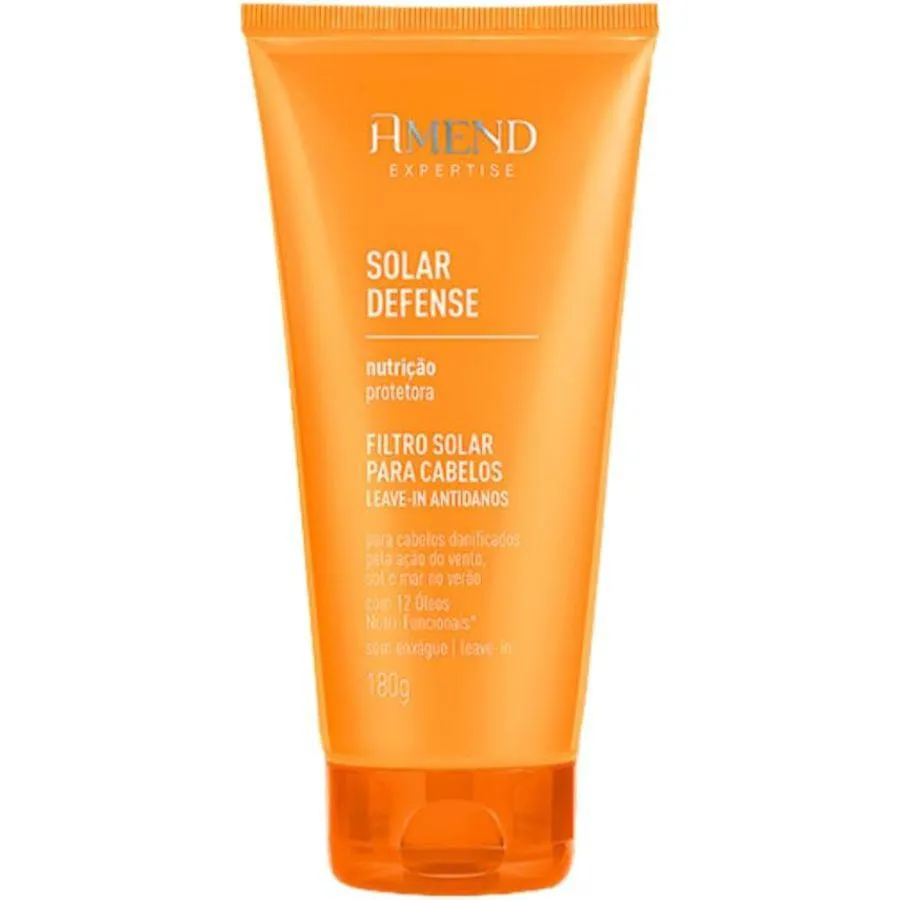 FILTRO SOLAR PARA CABELOS LEAVE IN ANTIDANOS SOLAR DEFENSE AMEND EXPERTISE 180G