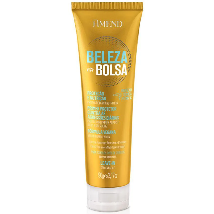 LEAVE-IN PROTEçãO E NUTRIçãO BELEZA NA BOLSA 90G - AMEND