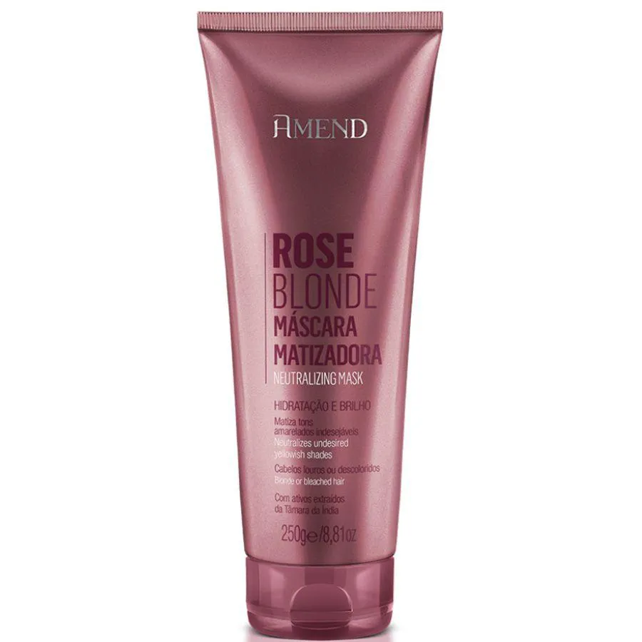 MáSCARA MATIZADORA ROSE BLONDE 250G - AMEND