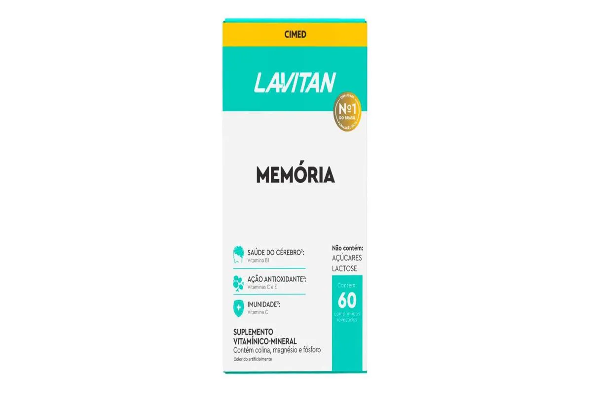 SUPLEMENTO LAVITAN MEMóRIA 60CPR - CIMED