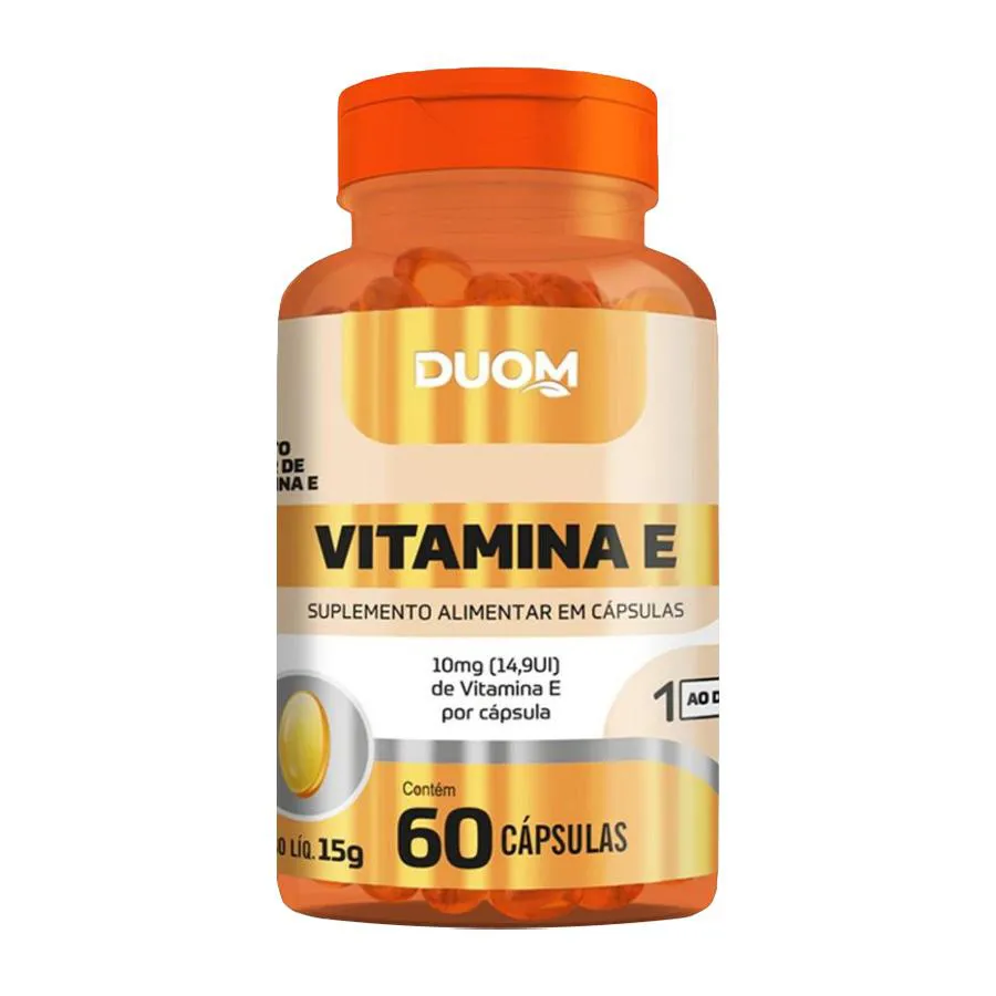 SUPLEMENTO ALIMENTAR VITAMINA E 60CPS - DUOM