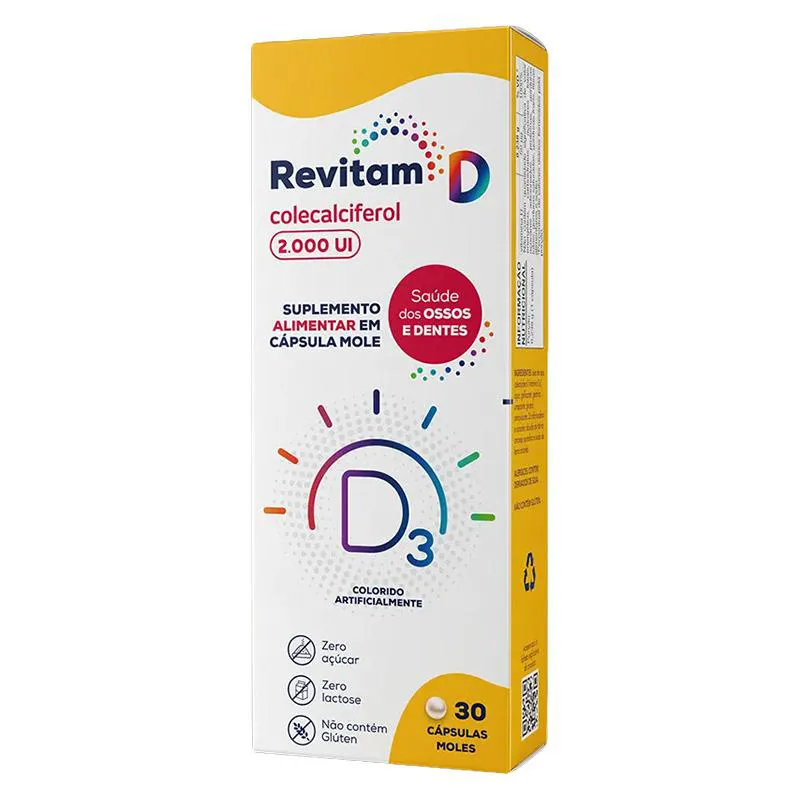 SUPLEMENTO REVITAM D 2.000UI 30CPS - BIOLAB