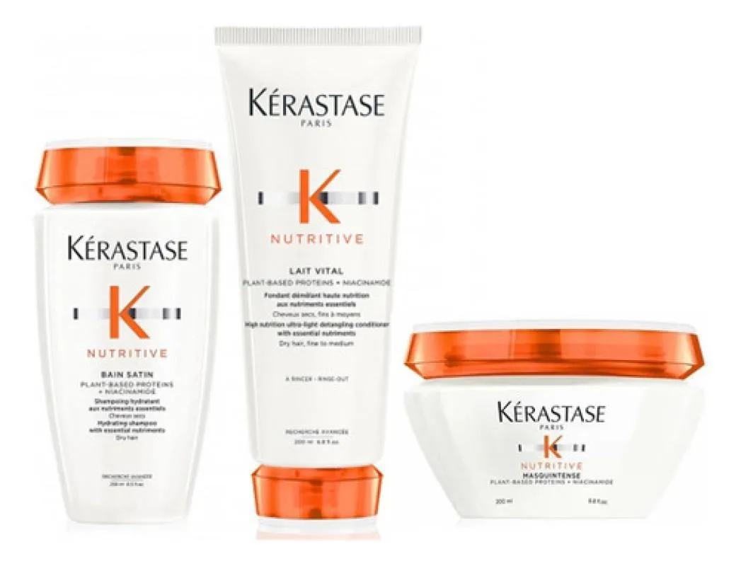 KIT KéRASTASE NUTRITIVE SATIN+ LAIT VITAL+ MASQUINTENSE PEQ