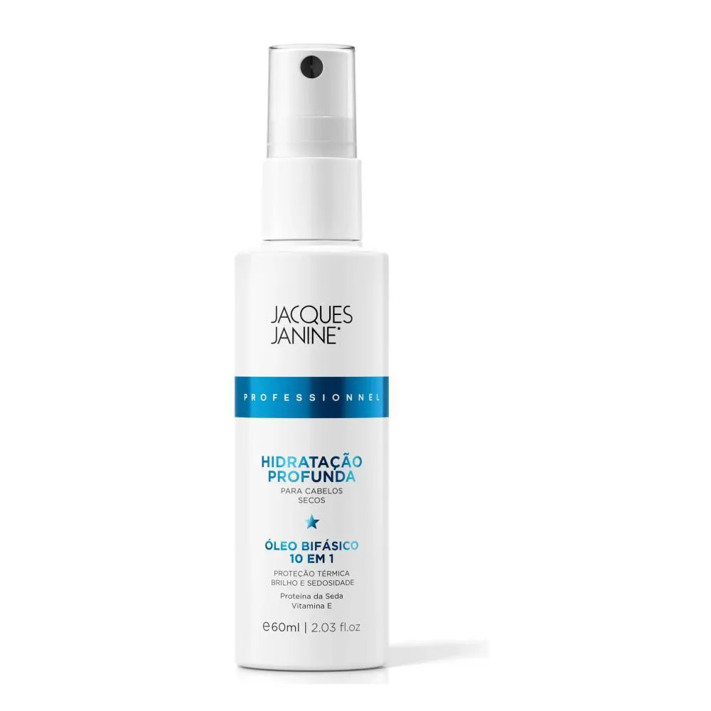 ÓLEO CAPILAR JACQUES JANINE 60ML - HIDRATAÇÃO PROFUNDA