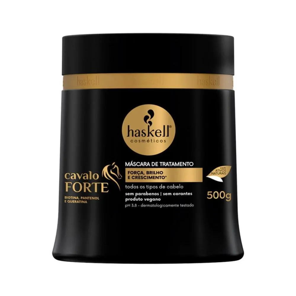 MASCARA CAPILAR HASKELL 500G - CAVALO FORTE - HIDRATAÇÃO