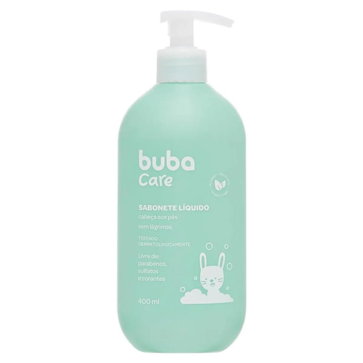 SABONETE LíQUIDO CABEçA AOS PéS INFANTIL 400ML VEGANO BUBA