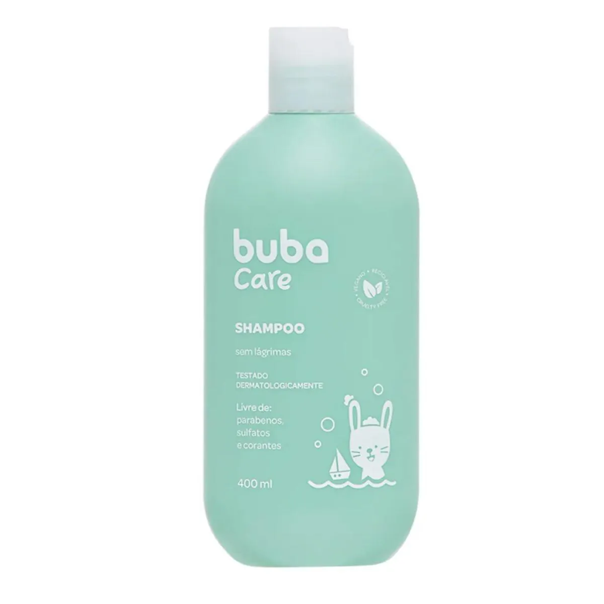 SHAMPOO BEBê SEM LáGRIMAS INFANTIL 400ML 100% VEGANA BUBA