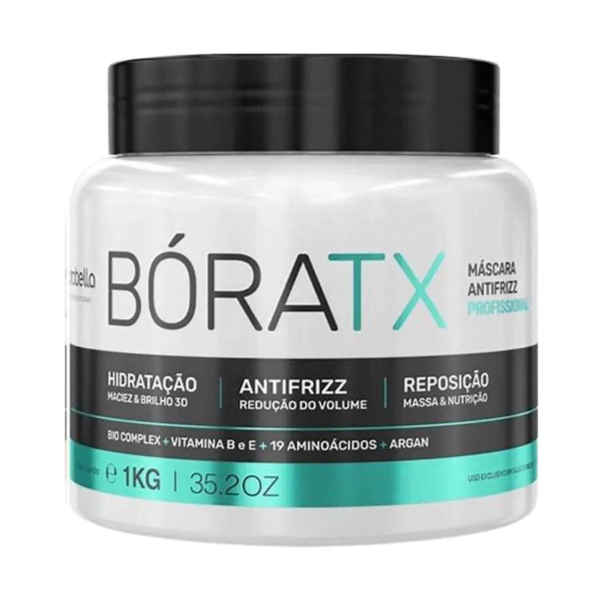 BORABELLA BóRATX - MáSCARA DE REALINHAMENTO CAPILAR 1KG