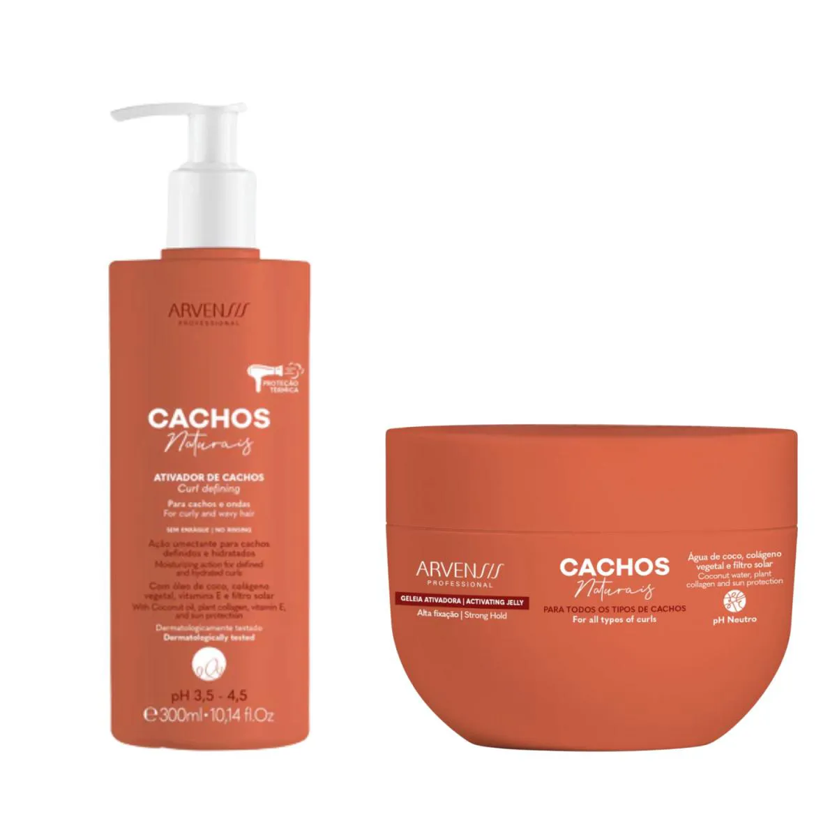 KIT ARVENSIS ATIVADOR ONDULADO + GELEIA ALTA FIXAçãO 250G