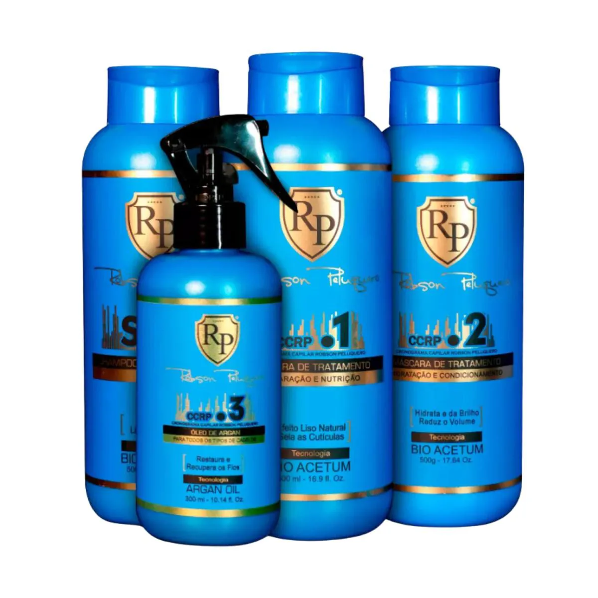 KIT CCRP ROBSON PELUQUERO 4 PASSOS (4X1)