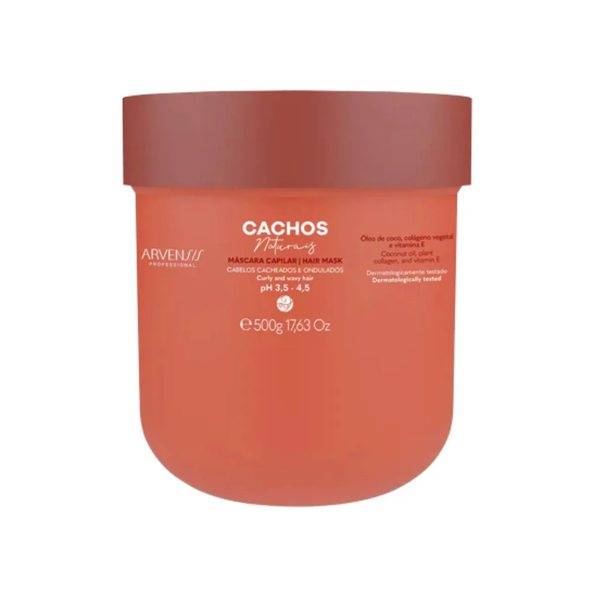 MASCARA CAPILAR CACHOS NATURAIS 2X1 ARVENSIS 500G