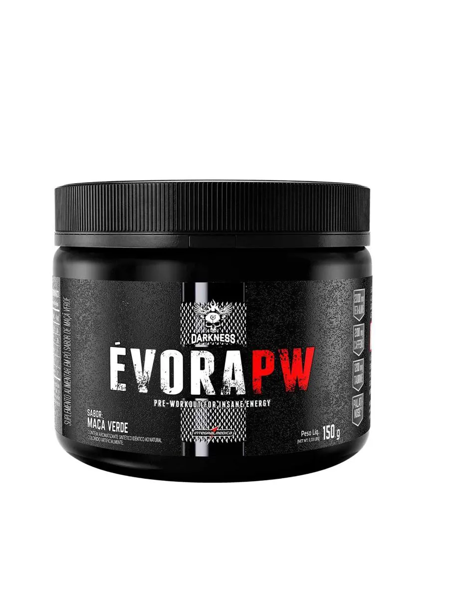 PRé-TREINO ÉVORA PW MAçA VERDE 150G DARKNESS