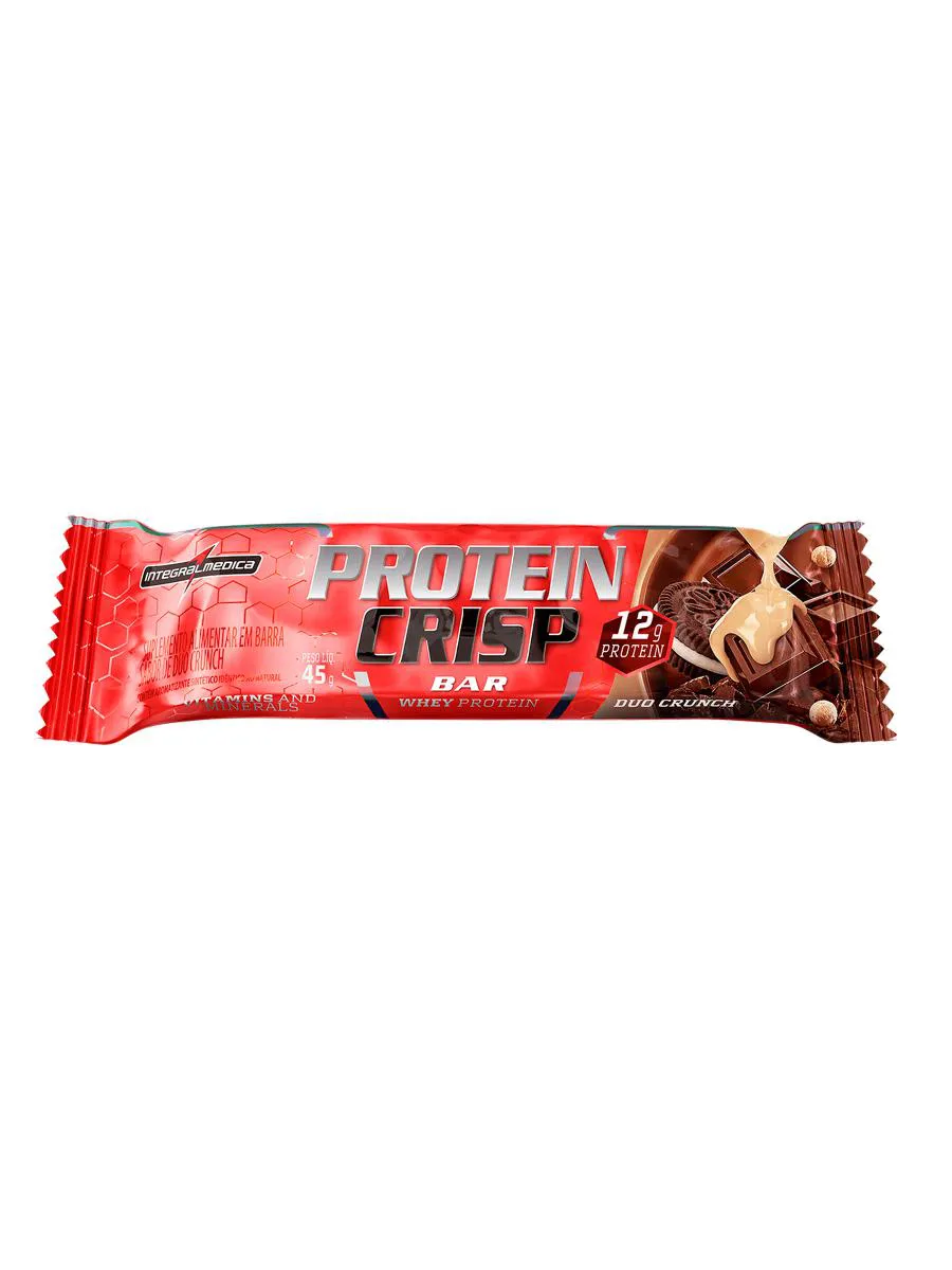 BARRA DE PROTEíNA WHEY PROTEIN CRISP BAR DUO CRUNCH 45G