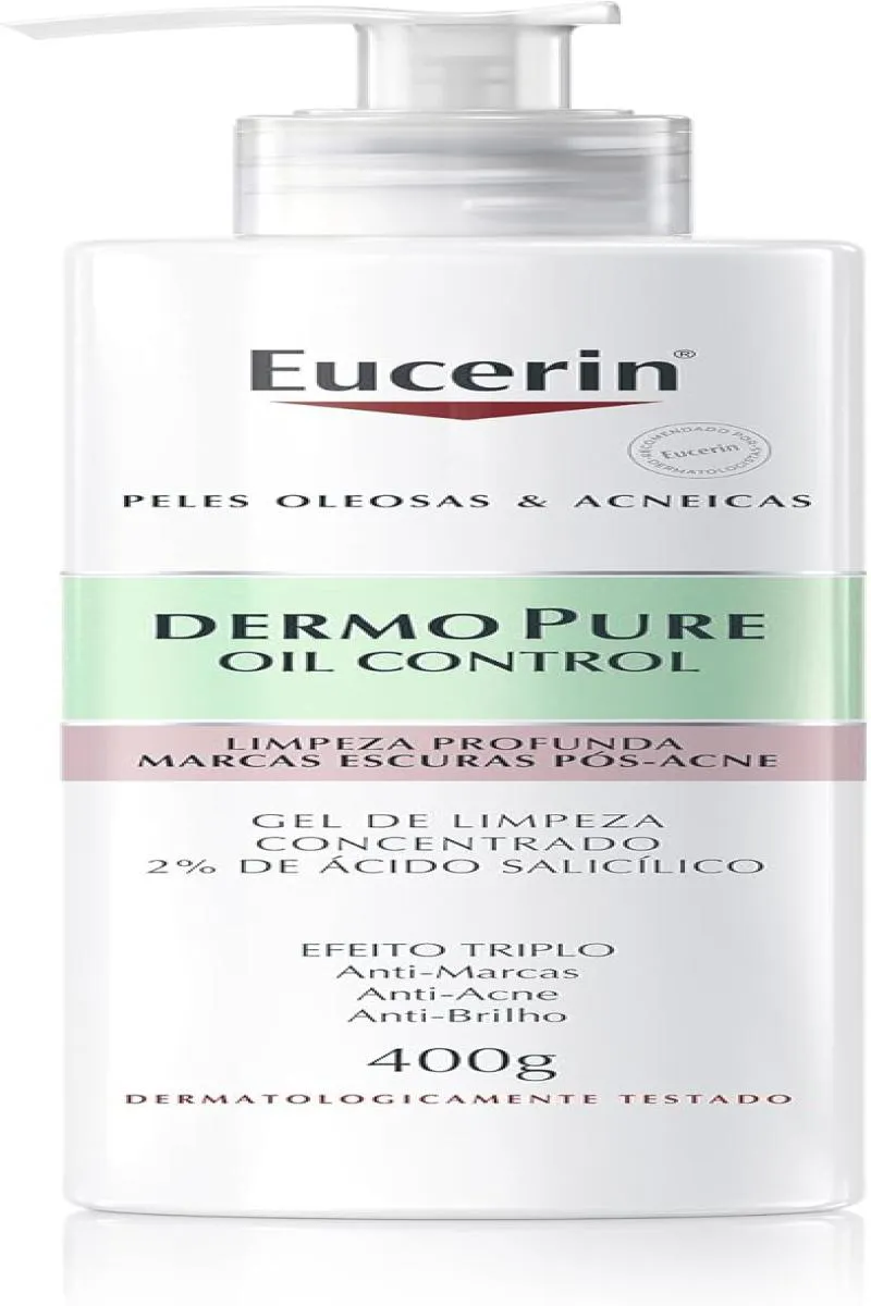 GEL DE LIMPEZA FACIAL CONCENTRADO EUCERIN DERMOPURE OIL CONTROL - 400G