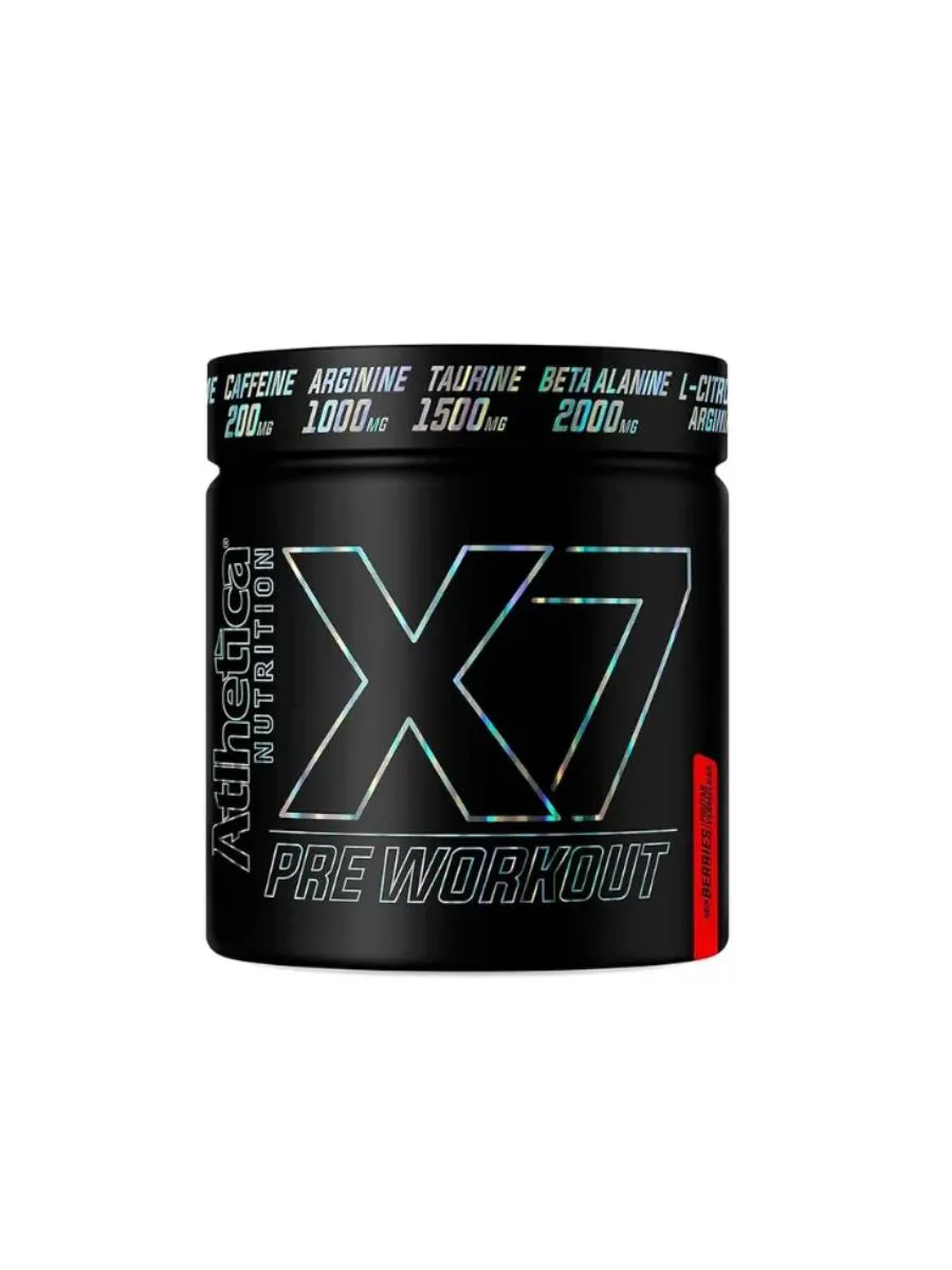 X7 PRé-TREINO WORKOUT FRUTAS VERMELHAS  300G - ATLHETICA NUTRITION