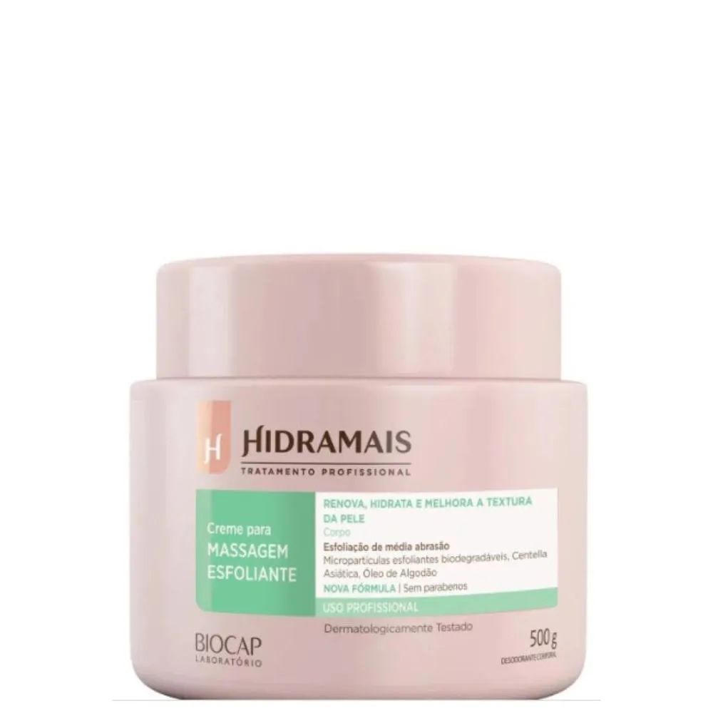 CREME ESFOLIANTE CORPORAL HIDRAMAIS NATURAL 500G