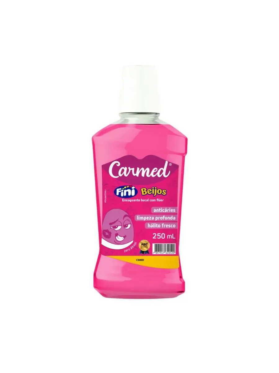 ENXAGUANTE BUCAL CARMED FINI BEIJOS 250ML
