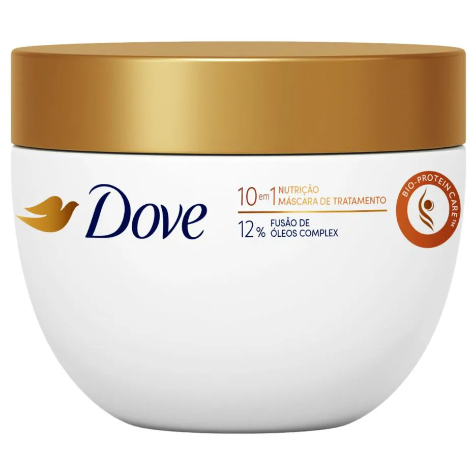 MáSCARA DE TRATAMENTO NUTRIçãO DOVE 10 EM 1 COM 270G