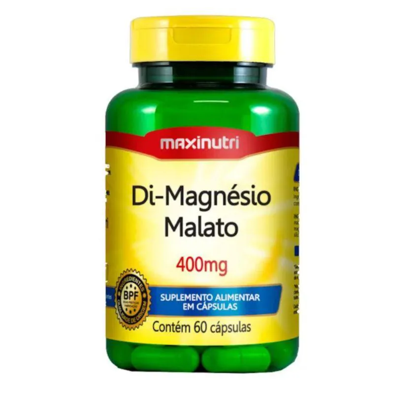MAXINUTRI DI MAGNéSIO MALATO 400MG 60 CáPSULAS