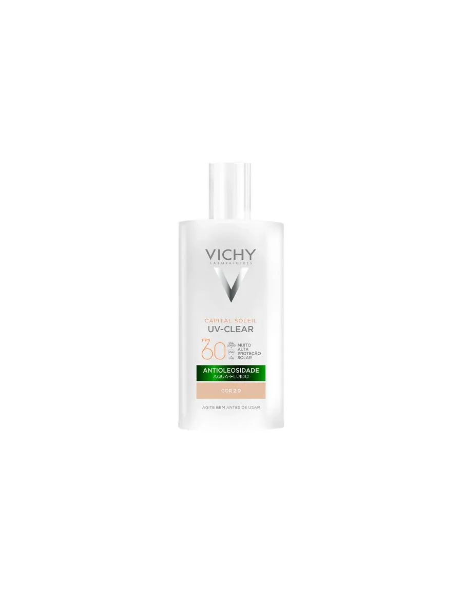 PROTETOR SOLAR FACIAL VICHY CAPITAL SOLEIL UV-CLEAR FPS 60 40G
