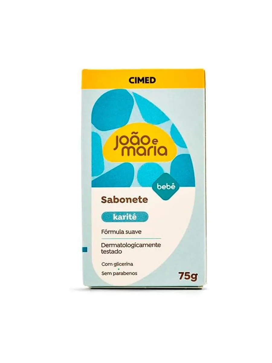 SABONETE EM BARRA BABY KARITé  JOãO E MARIA 75G
