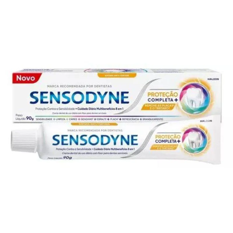 SENSODYNE CREME DENTAL PROTEçãO COMPLETA ANTITáRTARO 90G