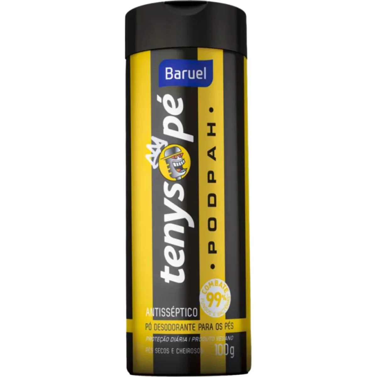 TENYS Pé ANTISSéPTICO EM Pó DESODORANTE BARUEL 100G PODPAH