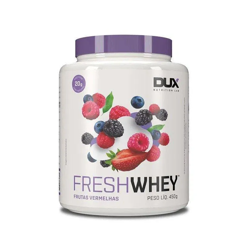 FRESH WHEY DUX FRUTAS VERMELHAS 450G