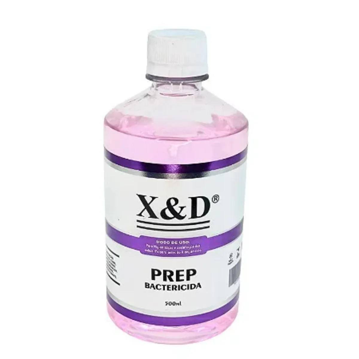PREP BACTERICIDA X&D UNHAS GEL 500ML
