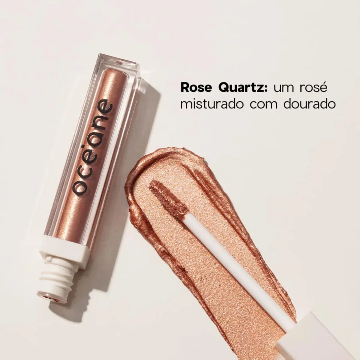 SOMBRA LíQUIDA SHINE AND GLOW - OCEANE Rose Quartz