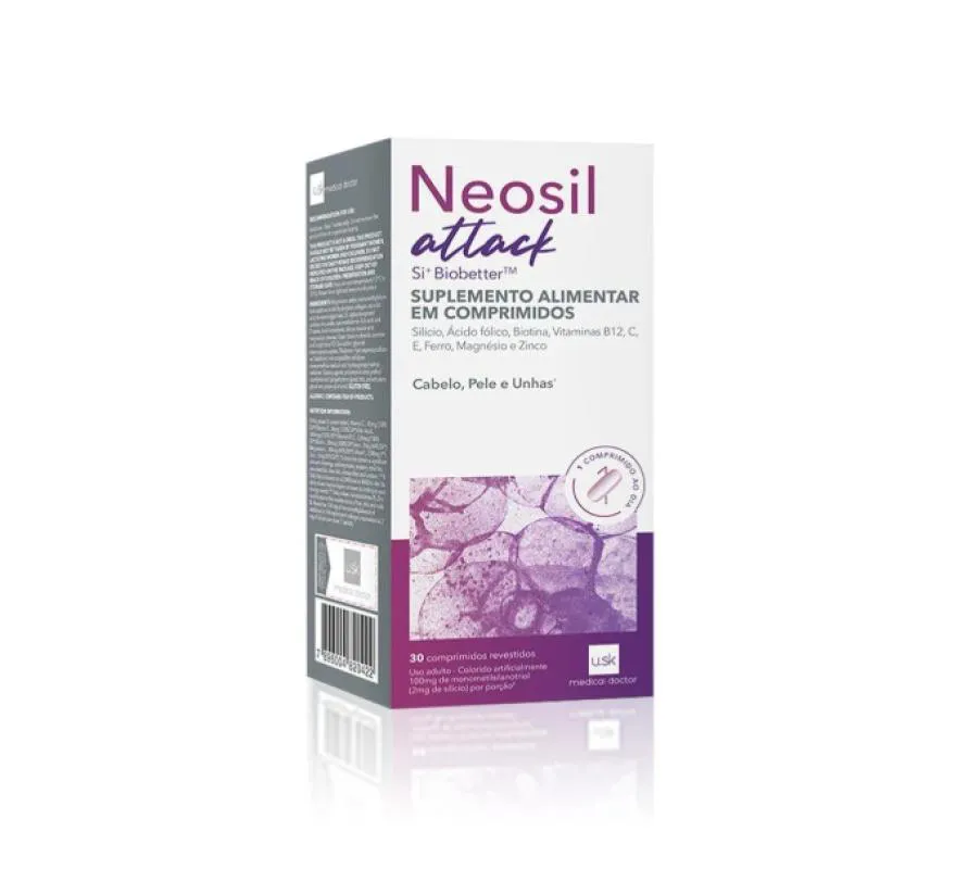 NEOSIL ATTACK SUPLEMENTO ALIMENTAR 30CPR