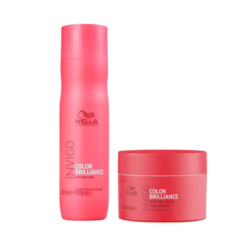 WELLA INVIGO COLOR BRILLIANCE KIT TRATAMENTO HOME CARE DUO