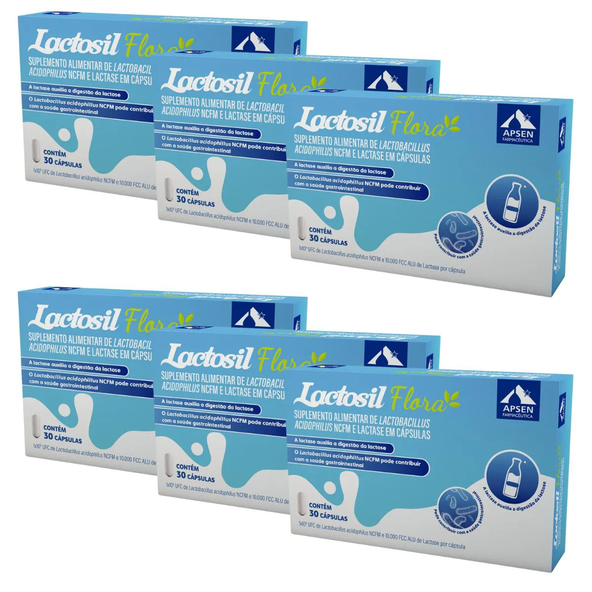 LACTOSIL FLORA KIT C/06 CX C/30